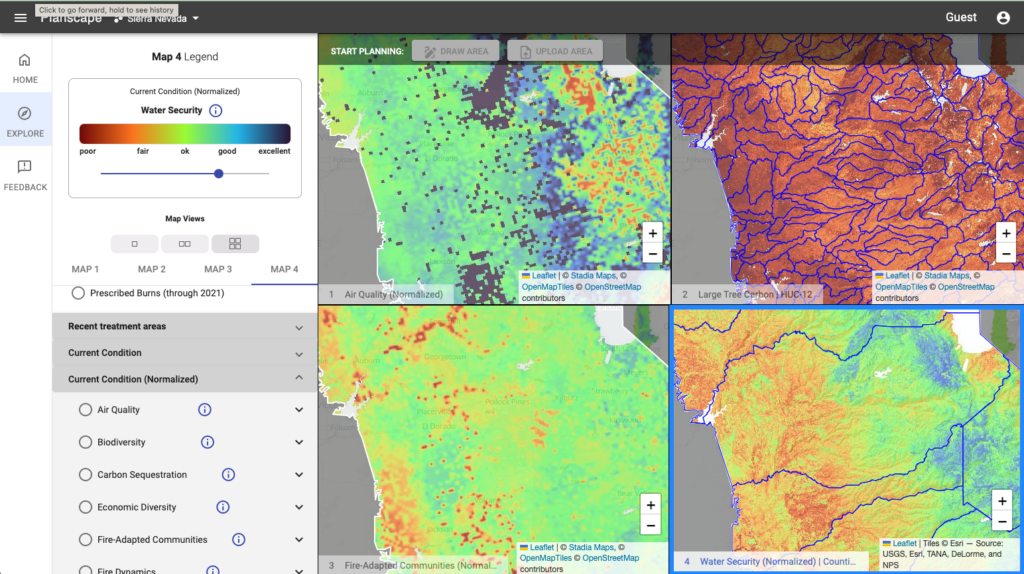 Planscape application